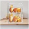 3 Layers Large Bread Box for Kitchen Countertop Clear Bread Storage with Adjustable Food Safe for Bread, Bagel, and Muffins